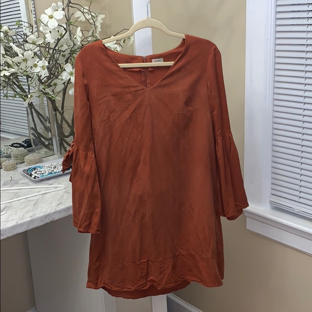 Boho Burnt Orange Dress